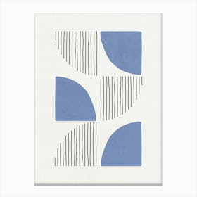 Abstract Blue Canvas Print