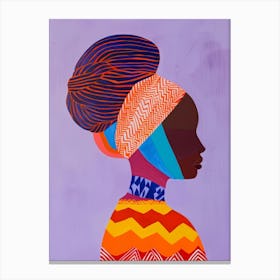 African Woman 219 Canvas Print