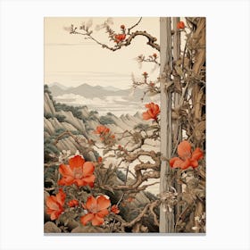 Japanese Stewartia Victorian Style 0 Canvas Print