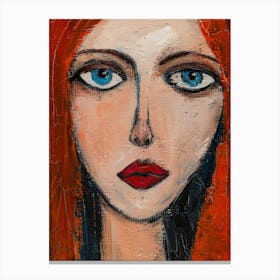 Redhead Canvas Print