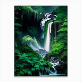 Shifen Waterfall, Taiwan Nat Viga Style Canvas Print
