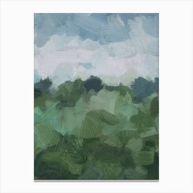 Windy Dayon Farm Canvas Print