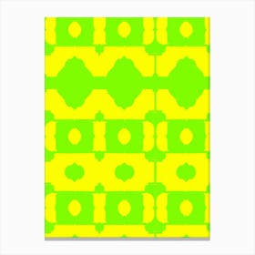 Yellow And Green Canvas Print