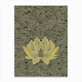 Lotus Flower Canvas Print