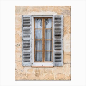 Window With old Shutters Canvas Print