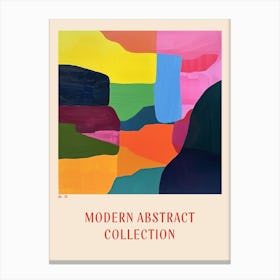 Modern Abstract Collection Poster 76 Canvas Print