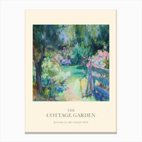 Cottage Garden Poster Enchanted Meadow 2 Canvas Print