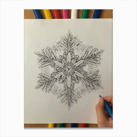 Snowflake 2 Canvas Print