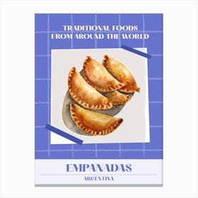 Empanadas Argentina 3 Foods Of The World Canvas Print