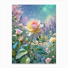 Fantasy Rose Garden Canvas Print