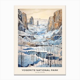 Yosemite National Park United States 3 Poster Canvas Print