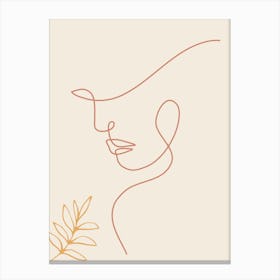 Portrait Of A Woman 8 Canvas Print