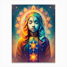 Yogi holy Canvas Print