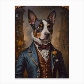 The Majestic Terrier of Highcliff: Lord Ruffington, Earl of Bowshire Canvas Print