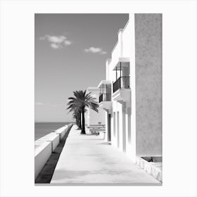 Otranto, Italy, Black And White Photography 2 Canvas Print