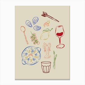 Tapas Canvas Print