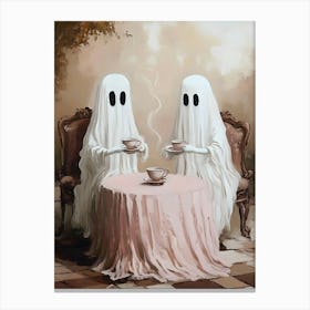 Ghosts At Tea 1 Canvas Print