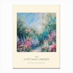 Cottage Garden Poster Wild Bloom 10 Canvas Print