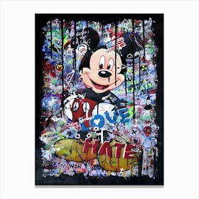 Smile Mickey Canvas Print