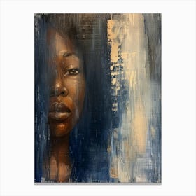 Portrait Of A Black Woman 9 Canvas Print