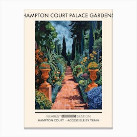 Hampton Court Palace Gardens London Parks Garden 3 Canvas Print