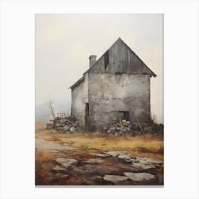 Old Stone Farm Neutral Tones 12 Canvas Print