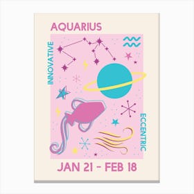 Aquarius Canvas Print