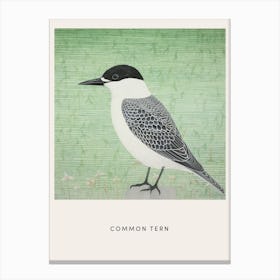 Ohara Koson Inspired Bird Painting Common Tern 1 Poster Canvas Print