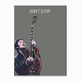 Don T Stop Oasis Noel Gallagher Canvas Print