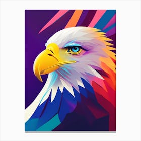 Bald Eagle Pop Matisse Bird Canvas Print