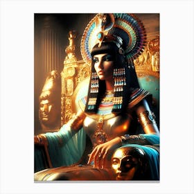 Cleopatra Portrait Artwork 215 Canvas Print