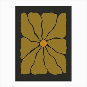 Autumn Flower 01 - Spruce Canvas Print