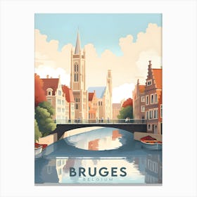 Bruges Belgium Travel Canvas Print