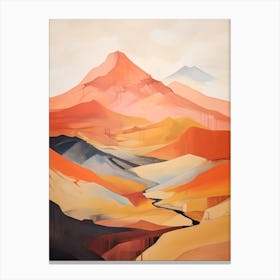 Mount Ossa Australia 1 Mountain Painting Canvas Print