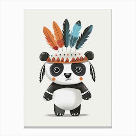 Indian Panda 3 Canvas Print