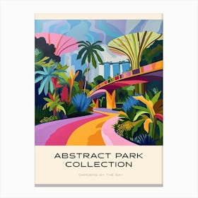 Abstract Park Collection Poster Gardens By The Bay Singapore 5 Canvas Print
