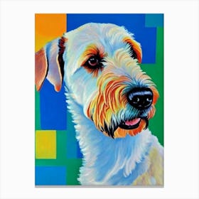 Airedale Terrier Fauvist Style dog Canvas Print