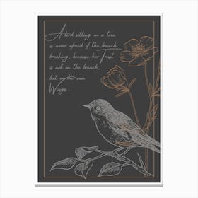 Trust Your Wings Canvas Print