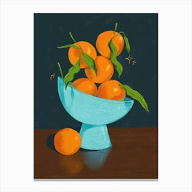 Oranges Still Life Canvas Print