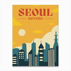 Seoul, South Korea Canvas Print