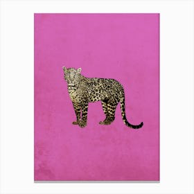 Standing Leopard Canvas Print