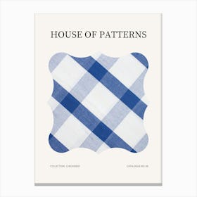 Checkered Pattern Poster 8 Canvas Print