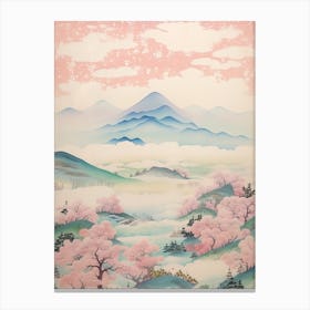 Mount Nasu In Tochigi, Japanese Landscape 1 Canvas Print