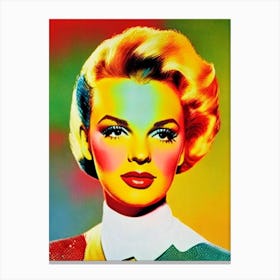 Judy Garland Colourful Pop Movies Art Movies Canvas Print