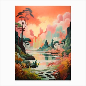 Island Abstract Minimalist 10 Canvas Print