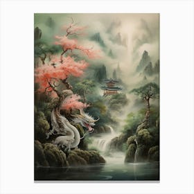 Dragon Natural Scene 3 Canvas Print