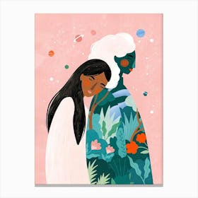 Woman And A Woman Canvas Print