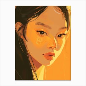 Portrait Of A Girl 13 Canvas Print