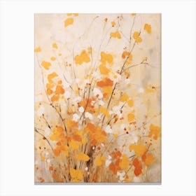 Fall Flower Painting Gypsophila Babys Breath 2 Canvas Print