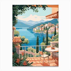 Kotor Montenegro 3 Illustration Canvas Print